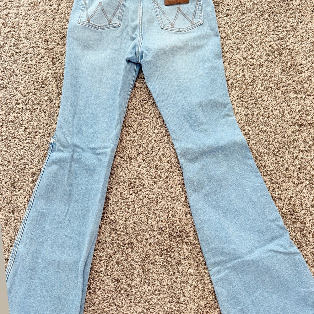 Wrangler Women's Light Blue Flare Jeans